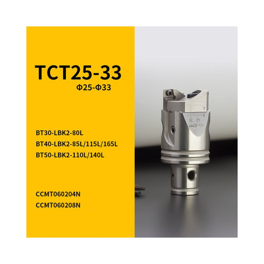 Розточна штанга TCT з зубчастим лезом, регульована, BT40 для ЧПУ розточних головок — фото 2