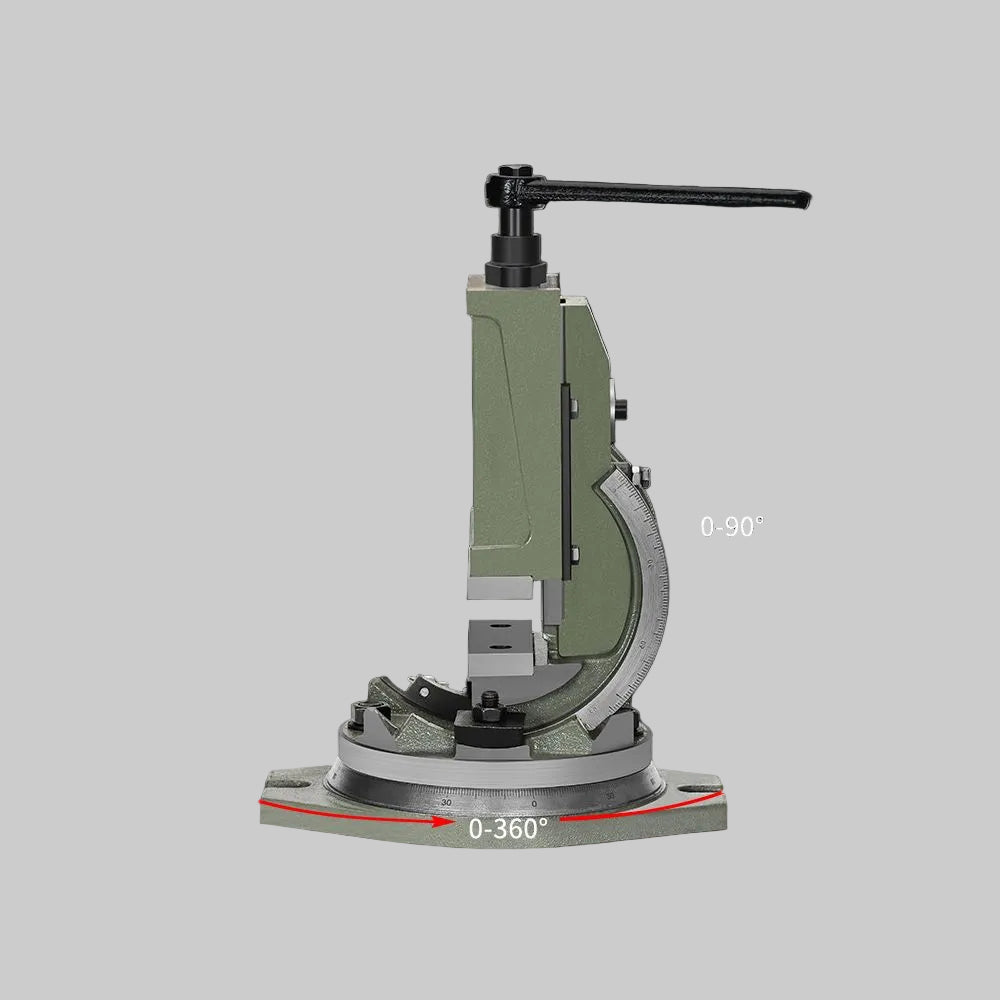 Jinfeng tilting precision angle flat jaw vises for milling machines angle fixed type bench vises 5 inch and 6 inch direct sales image 2