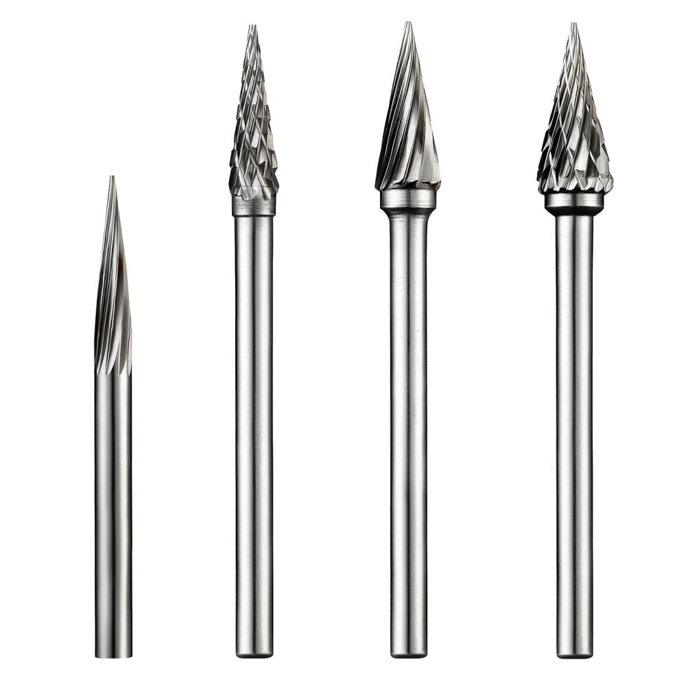 Golden Eagle brand carbide rotary file grinding head conical tip single tooth double groove M3 M4 M5 M6 M0613M03 image 4