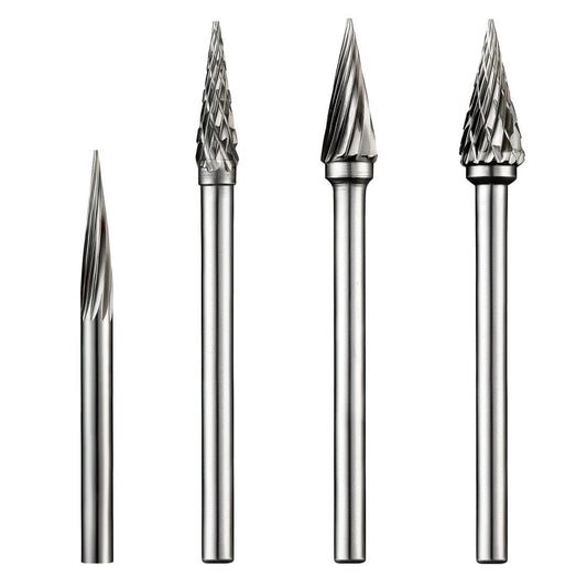 Golden Eagle brand carbide rotary file grinding head conical tip single tooth double groove M3 M4 M5 M6 M0613M03 image 4