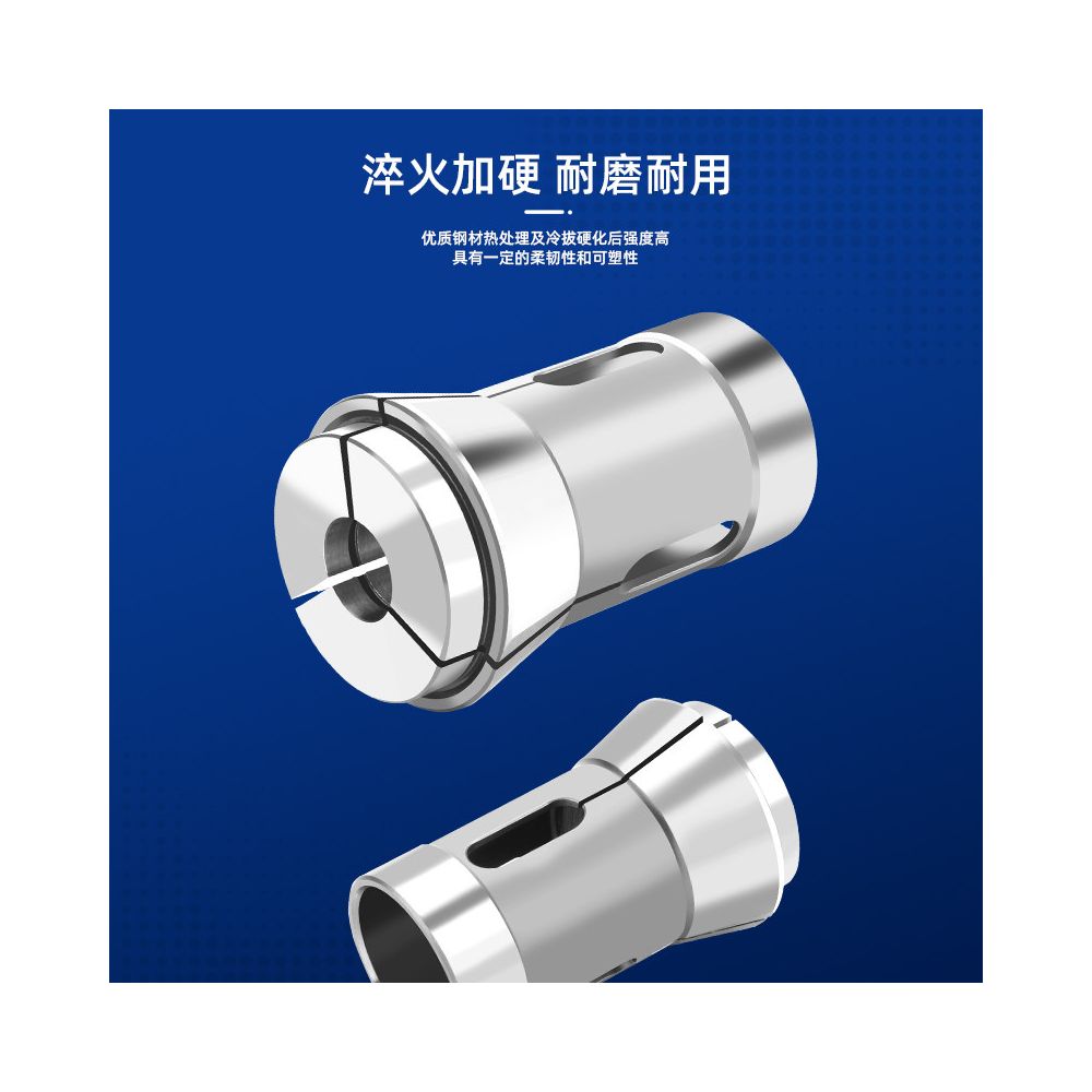 Zoto Taiwan High Precision CNC Lathe Chuck 173E 185E Front Push Flexible Chuck Spring Collet image 3