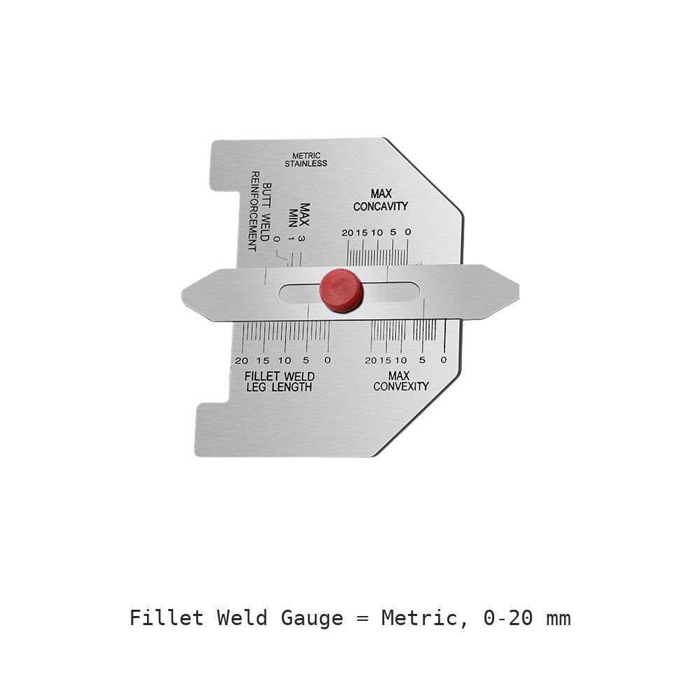 Fillet Weld Gauge: Metric