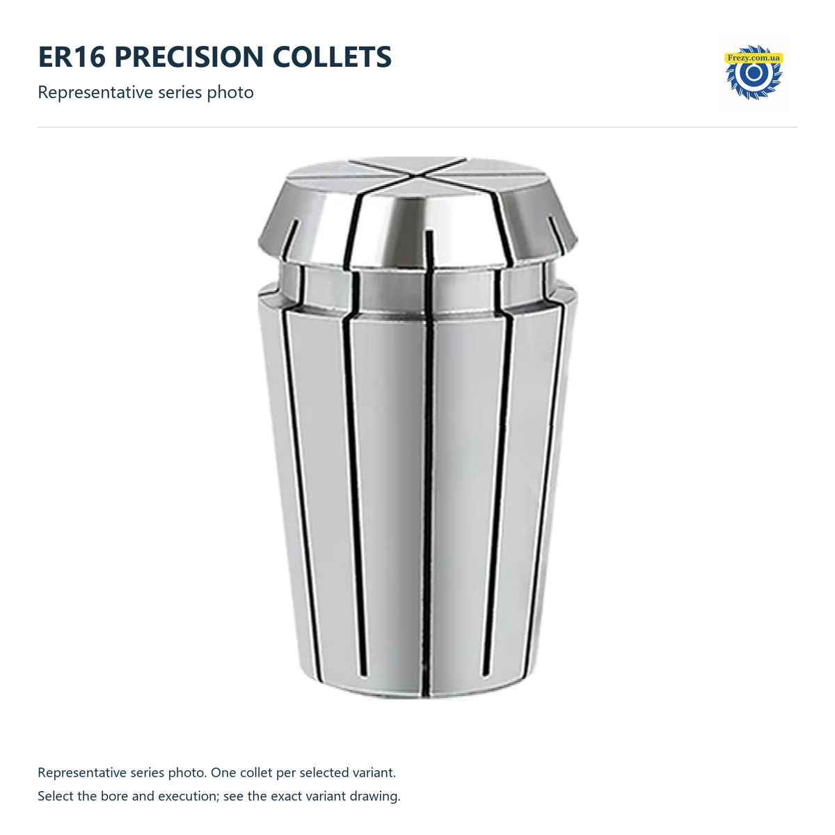 ER16 PRECISION COLLETS - REPRESENTATIVE SERIES PHOTO