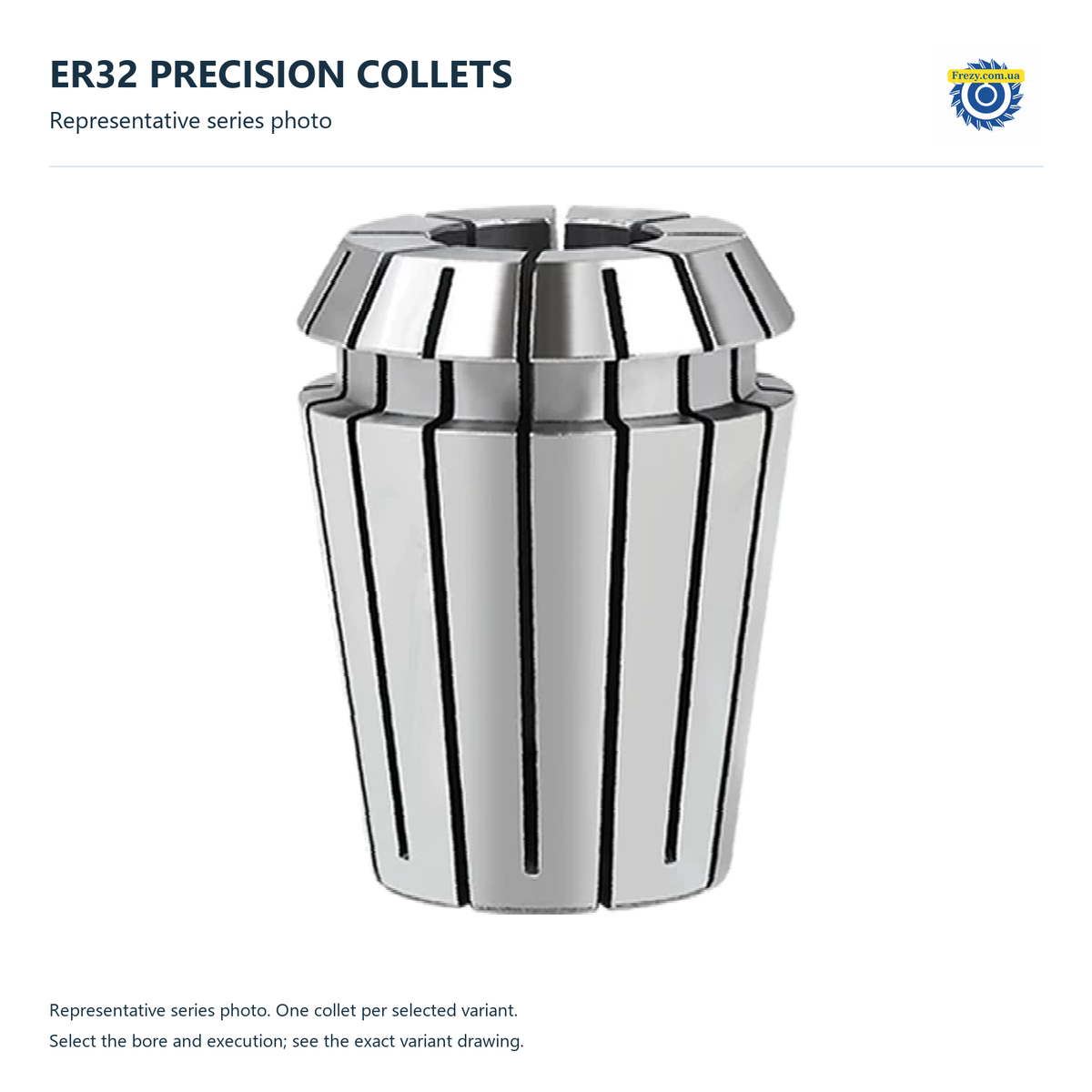 ER32 PRECISION COLLETS - REPRESENTATIVE SERIES PHOTO
