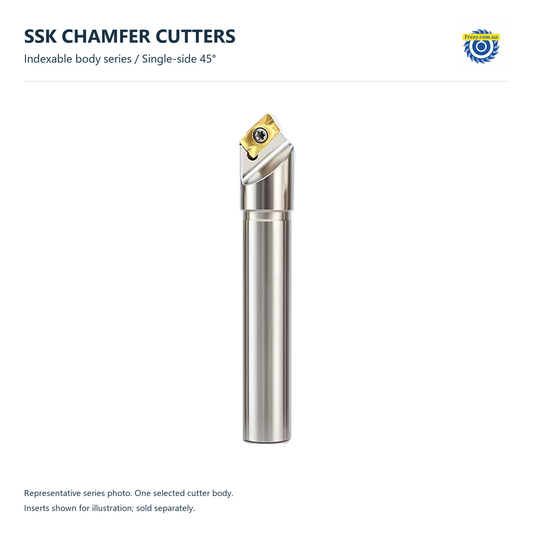 Фаскові фрези SSK 45°