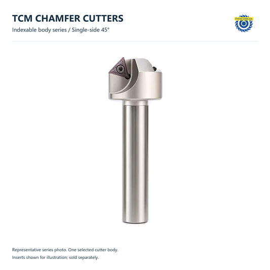 Фаскові фрези TCM 45°