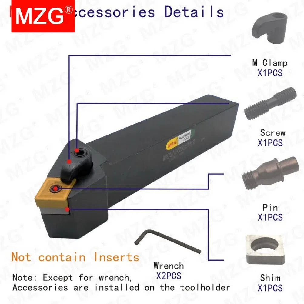 20мм, 25мм MCSNR, держатель резца, наружные инструменты, держатели резцов CNMG для металлообработки