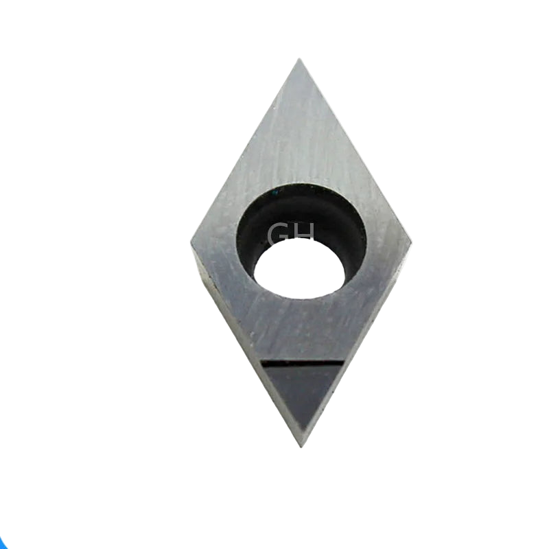 Алмазный PCD резец, вставки DCMT/DCMW/DCGT, для обработки алюминия, 1 шт.