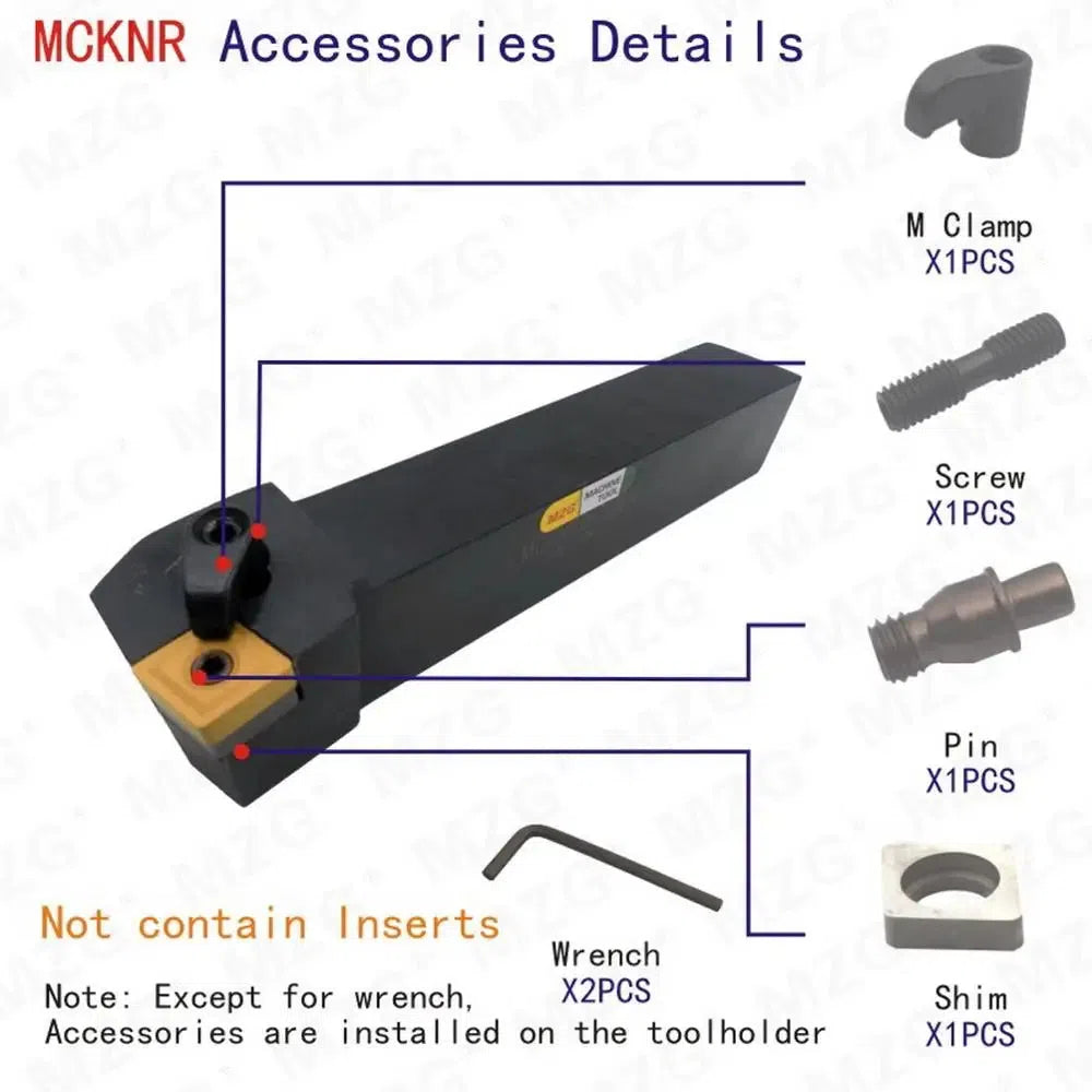 MCKNR 3232 CNC Токарный режущий резец 20mm 25mm 32mm, внешний поворотный держатель инструмента для расточки металла с вставками CNMG.