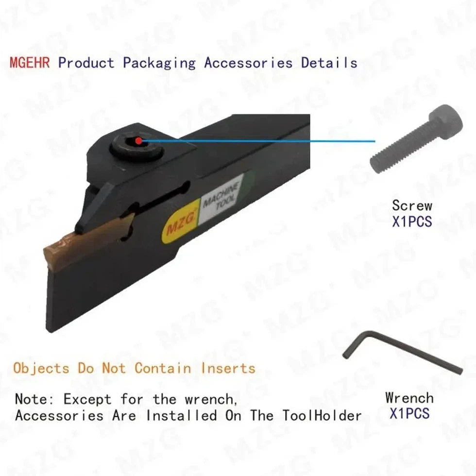 MGEHR 2525-4T30 6T45 3T30 Глубинный резак, CNC Резец для внешнего разделения с держателями инструментов MGMN.