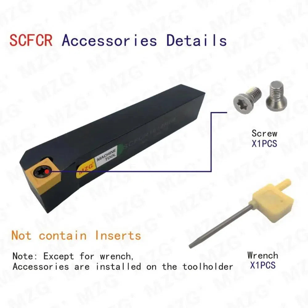 12мм, 16мм SCFCR 1212H09, держатель резца, обработка отверстий, стальные держатели инструментов, наружное расточное устройство