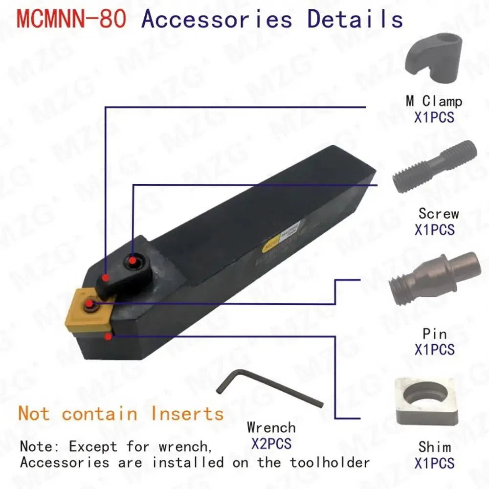 20мм, 25мм MCMNN-80 2020, держатель резца, наружные инструменты CNMG, держатели резцов для металлообработки