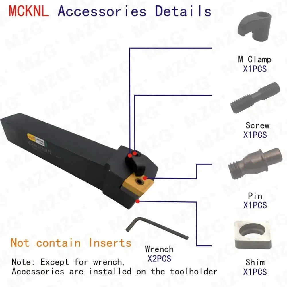 20мм, 25мм, 32мм MCKNL 1616, держатель резца, наружные инструменты CNMG, держатели резцов для металлообработки