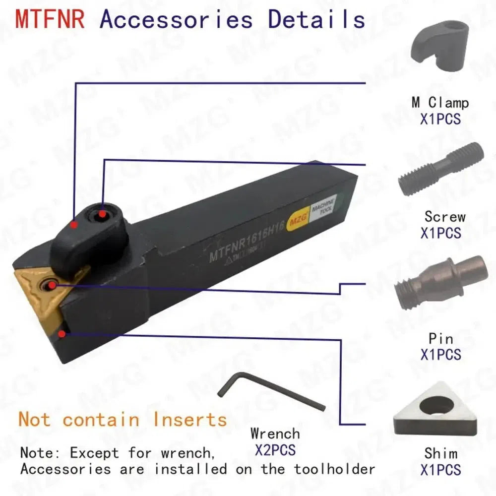 32мм MTFNR, MTFNL, расточной резец, металлообрабатывающий карбидный держатель инструмента, наружный