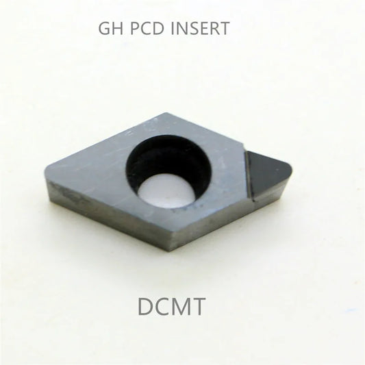 Алмазный PCD резец, вставки DCMT/DCMW/DCGT, для обработки алюминия, 1 шт.