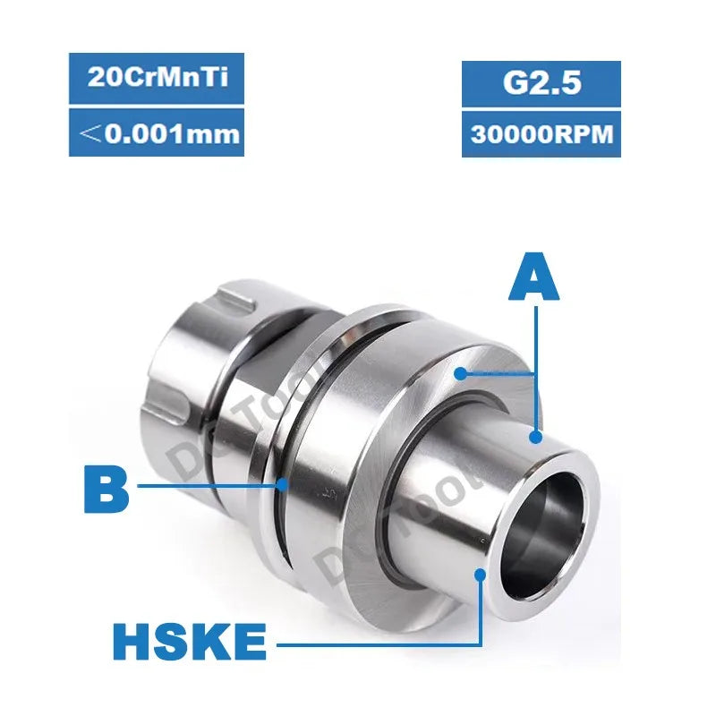 HSK25E HSK32E HSK40E HSK50E ER11 ER16 ER20 ER25 SK10 SK16 - Антикоррозийный держатель инструмента HSK ER SK, точность 0.001 мм.