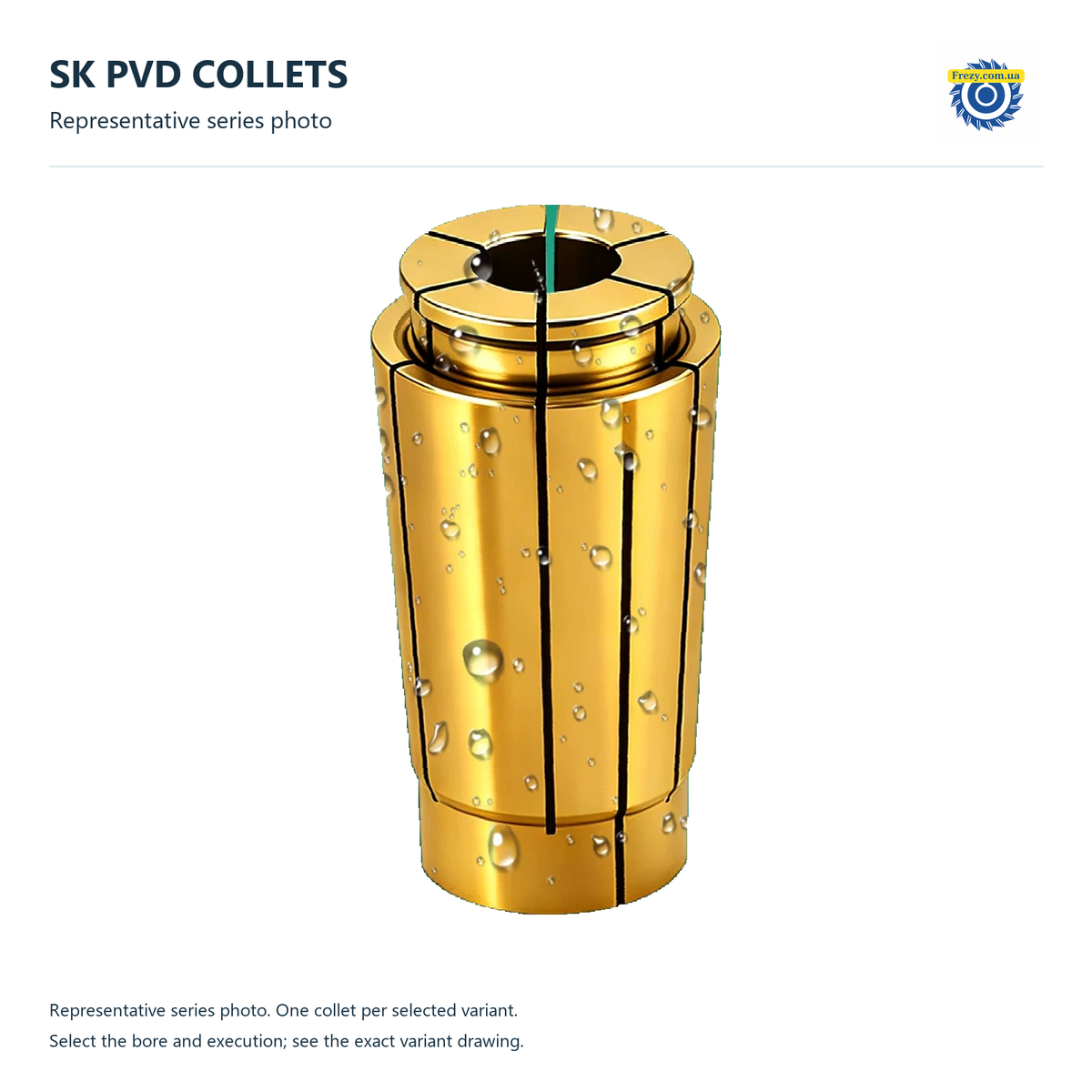 SK PVD COLLETS - REPRESENTATIVE SERIES PHOTO