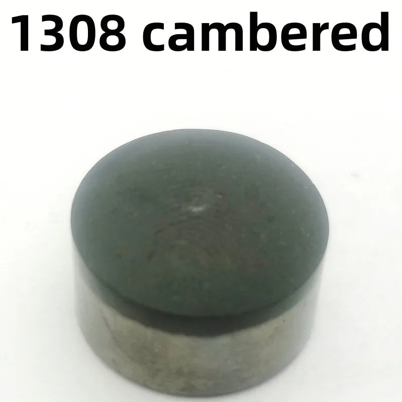Коронка буровая алмазная PDC сверхтвёрдая, вставки режущие PDC 1304 1308 половинчатые, для скважин геологоразведочных и нефтяных — 1308 cambered