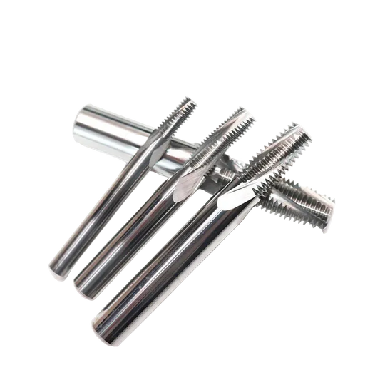 HRC68 Резьбонарезная фреза полный профиль BSPT(RC), из карбида вольфрамовой стали, для обработки алюминия, меди, инструмент для нарезания резьбы на ЧПУ.