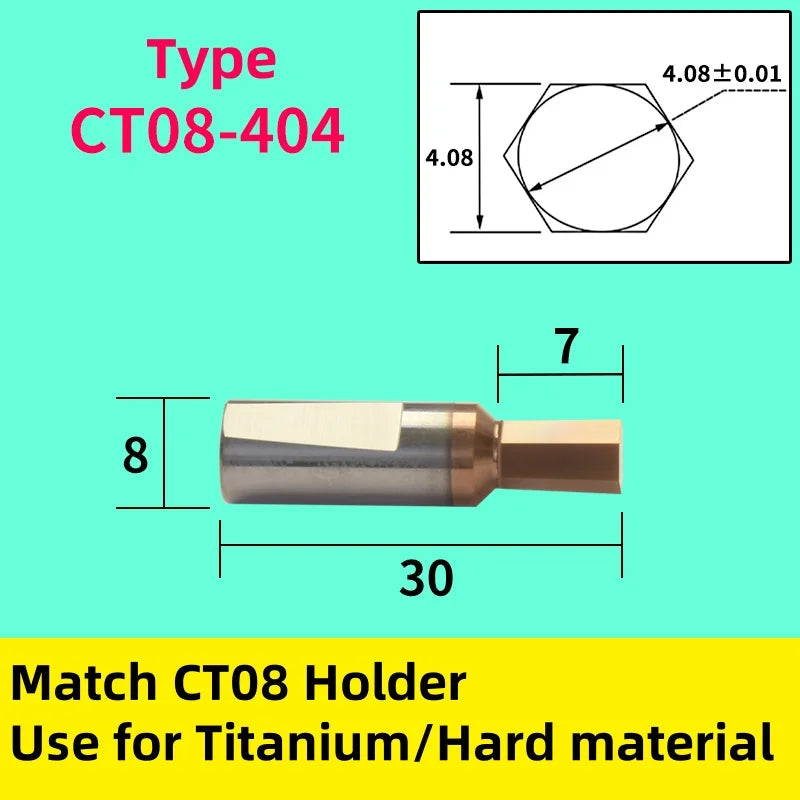 CT08: карбид-титановый ротационный инструмент с хвостовиком 8 мм для титана и твердых сталей