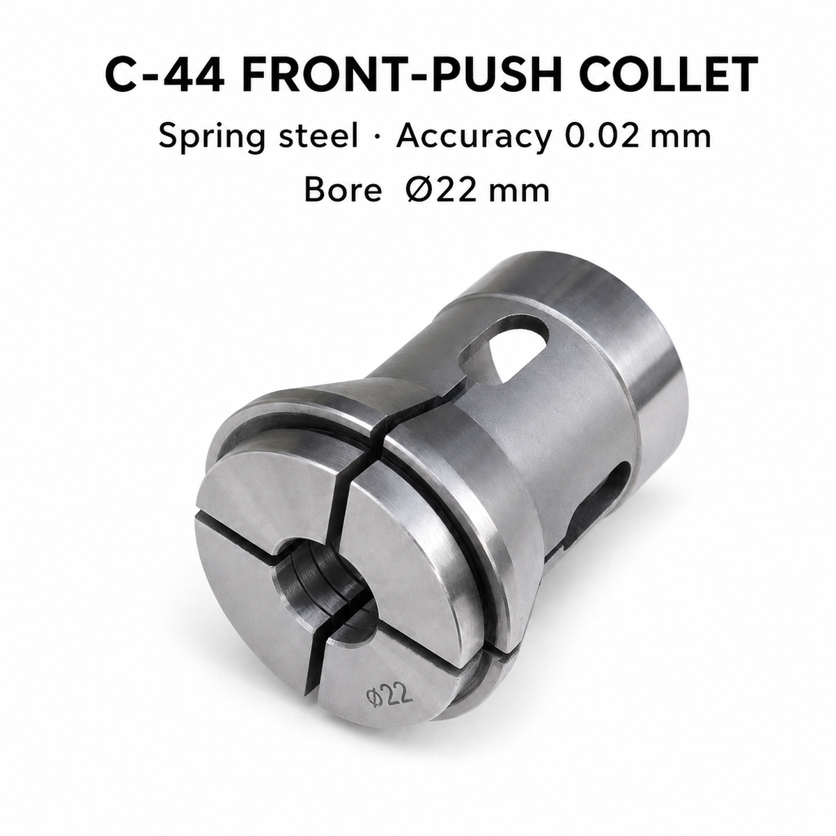 Цанга C-44/4225 переднього затиску без різьби, Ø22 мм