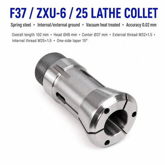Цанга для токарного верстата F37, ZXU-6, 25
