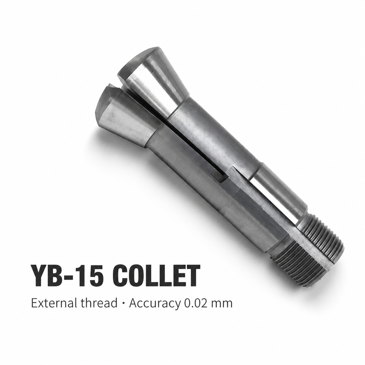 Цанга YB-15 із зовнішньою різьбою, точність 0,02 мм — цанга YB-15 із зовнішньою різьбою, точність 0,02 мм
