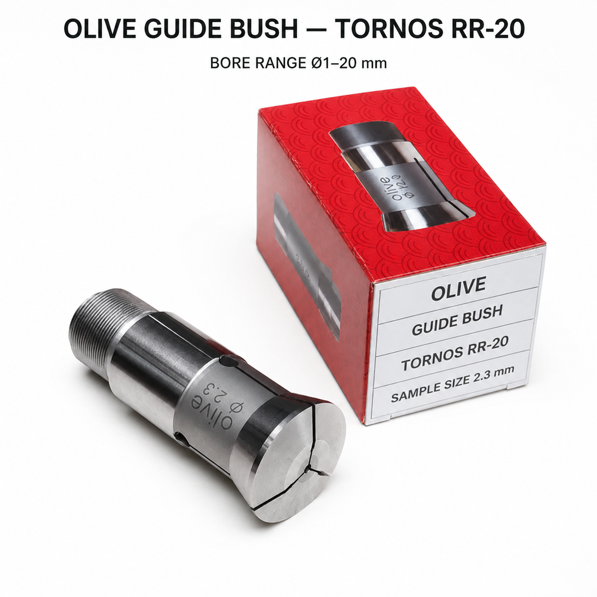 Напрямна втулка Olive Tornos RR-20, Ø1–20 мм