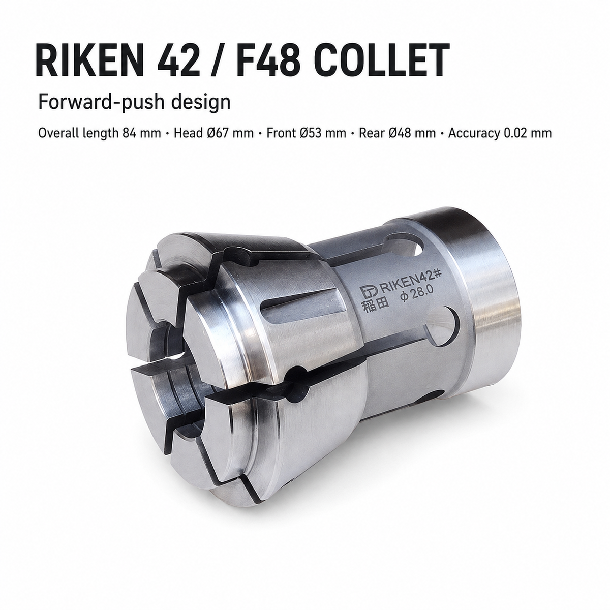Цанга RIKEN 42 / F48 переднього затиску