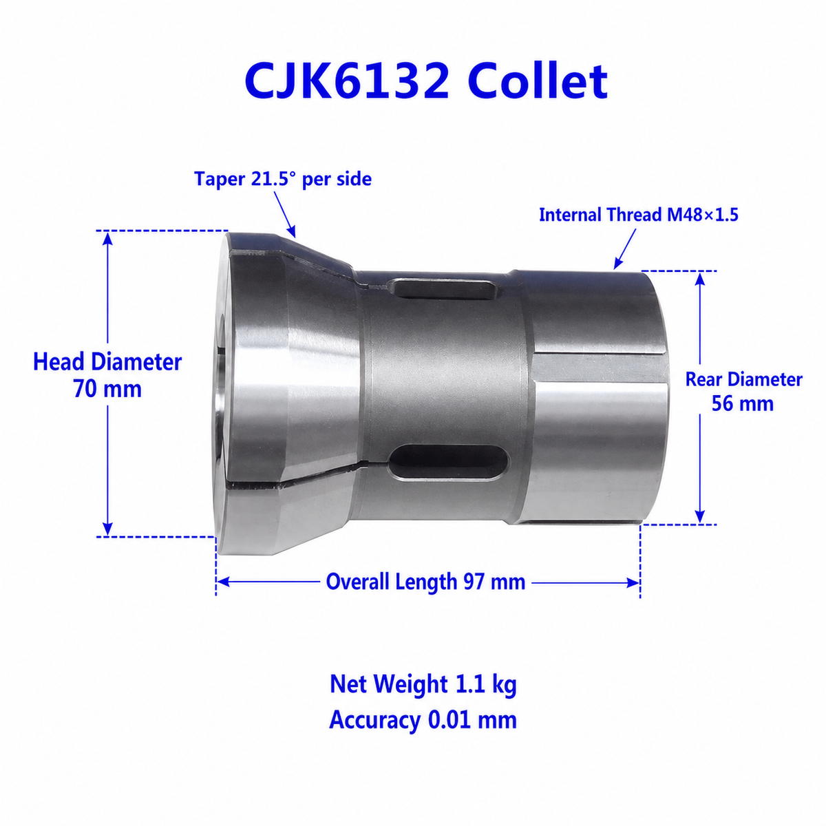 Цанга для токарного верстата F56, 26-42, CJK6132