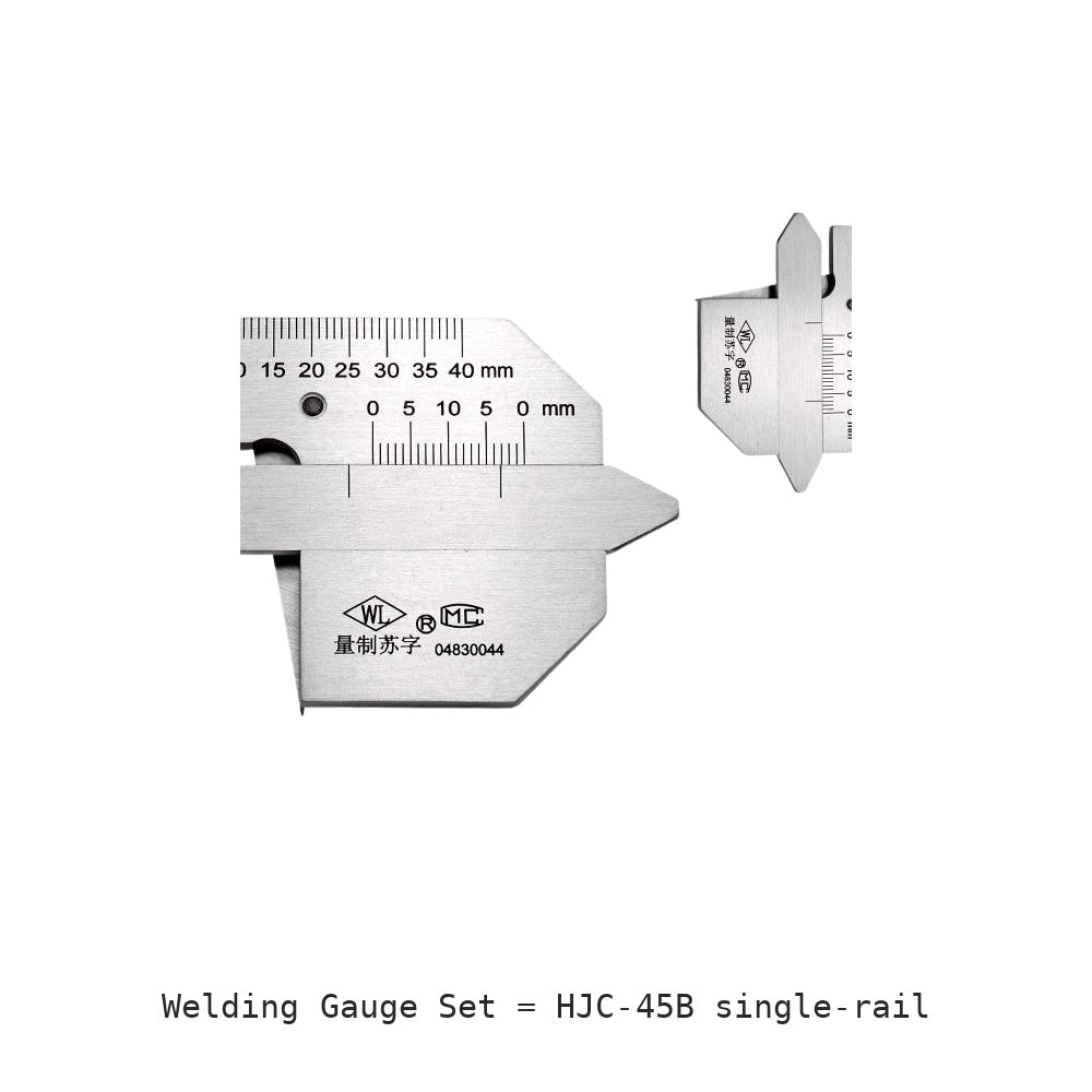 Welding Gauge Set: HJC-45B single-rail