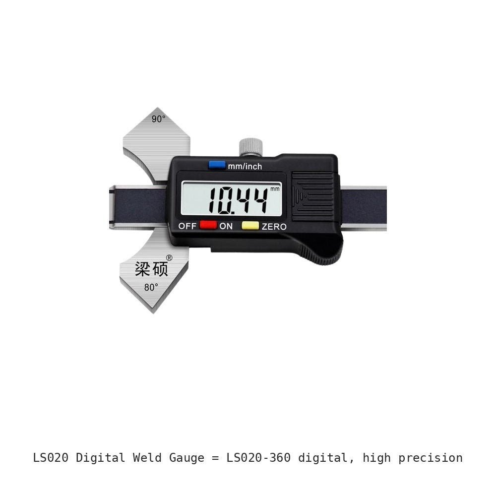 LS020 Digital Weld Gauge: LS020-360 digital, high precision