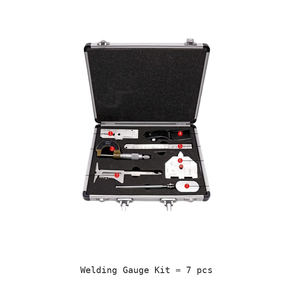 Welding Gauge Kit: 7 pcs