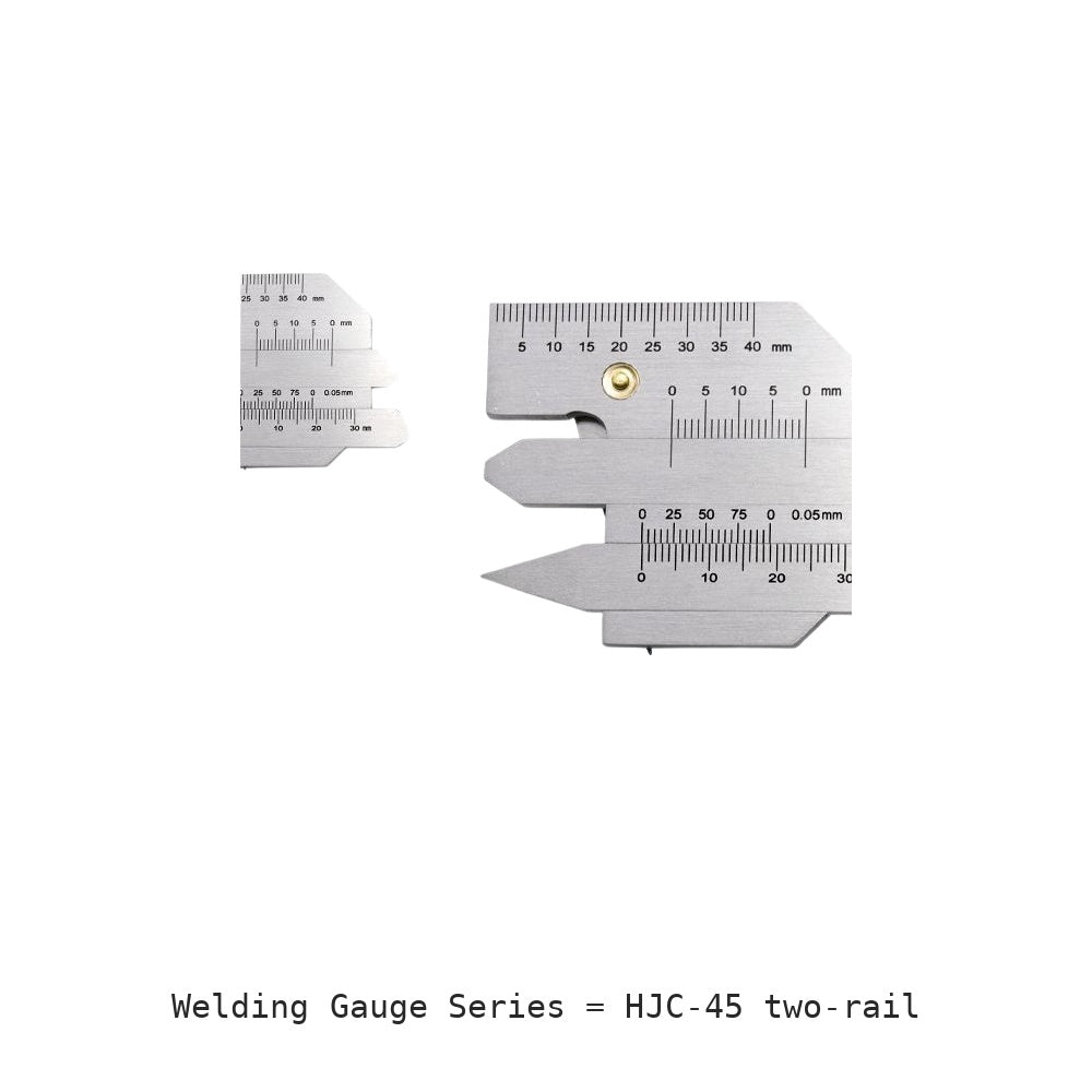 Welding Gauge Series: HJC-45 two-rail