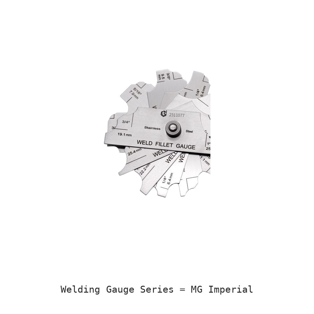 Welding Gauge Series: MG Imperial
