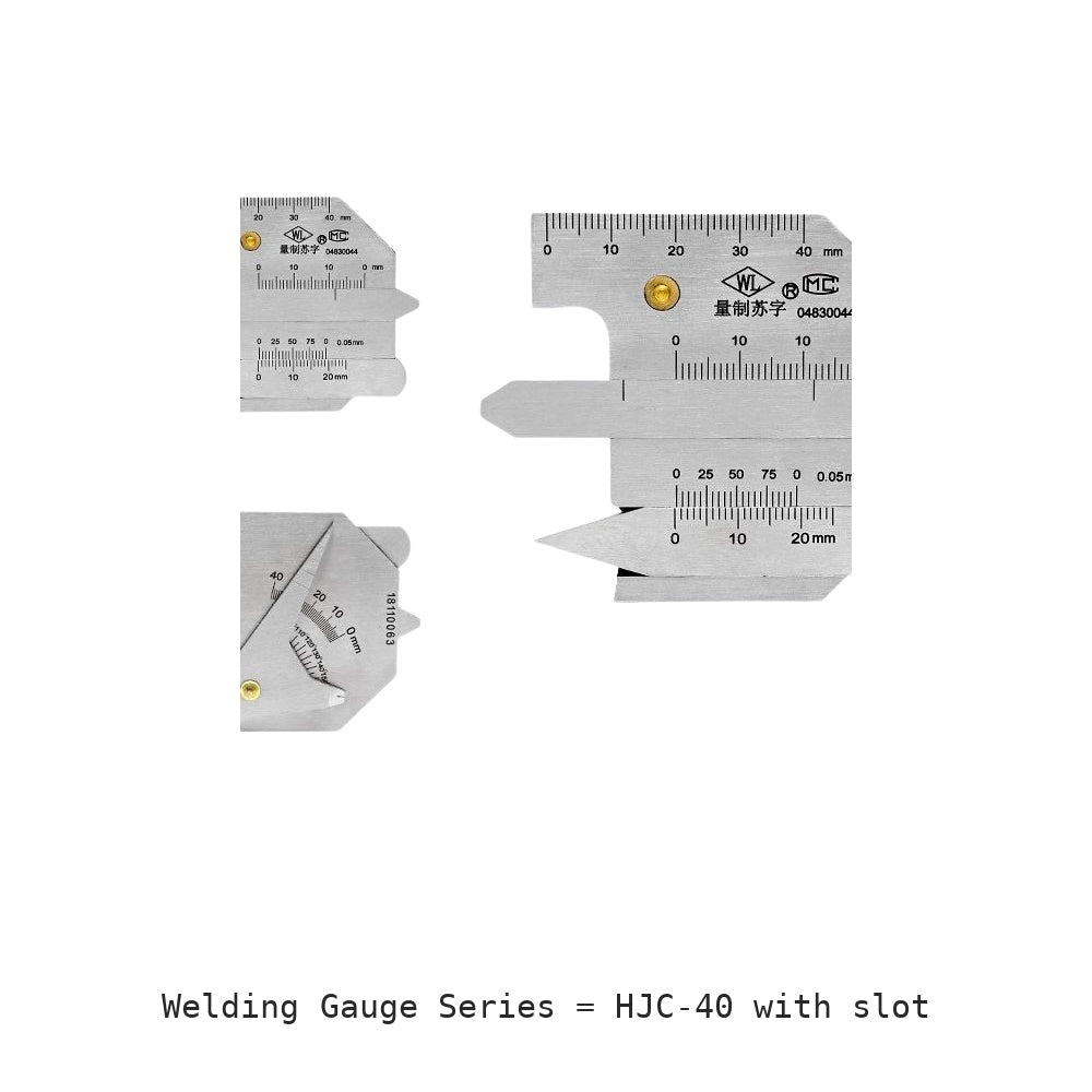 Welding Gauge Series: HJC-40 with slot