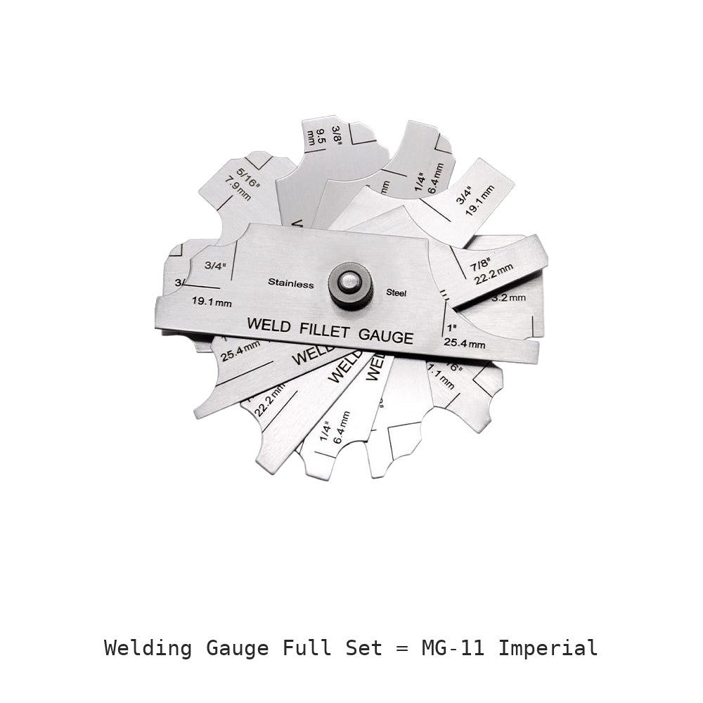 Welding Gauge Full Set: MG-11 Imperial