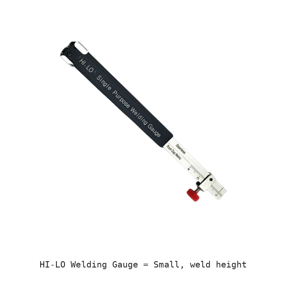 HI-LO Welding Gauge: Small, weld height