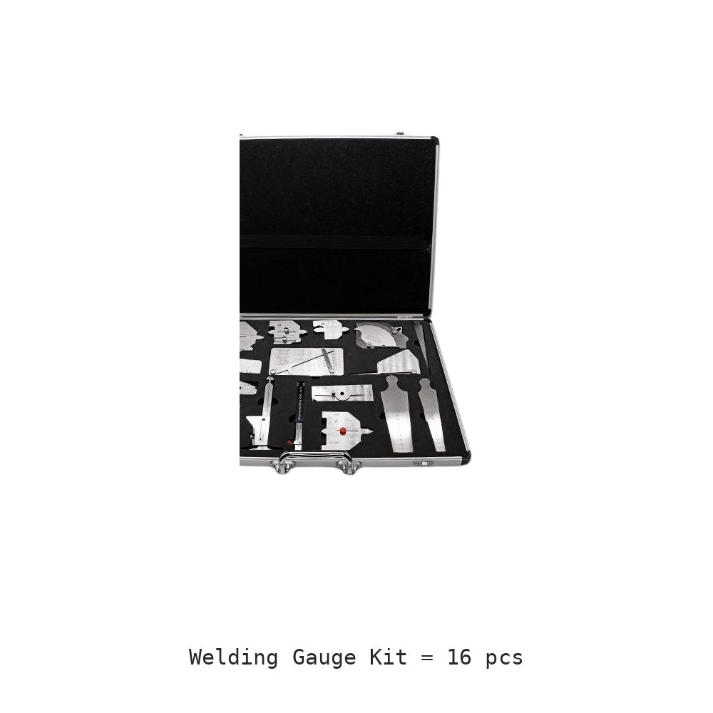 Welding Gauge Kit: 16 pcs