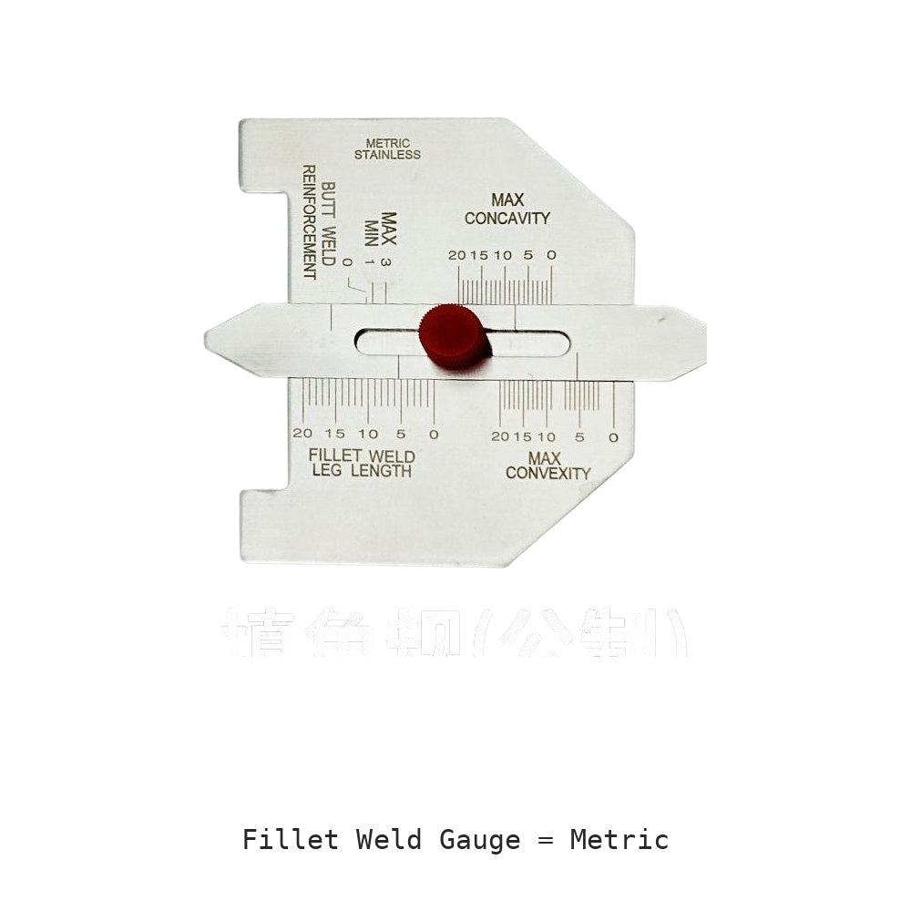 Fillet Weld Gauge: Metric