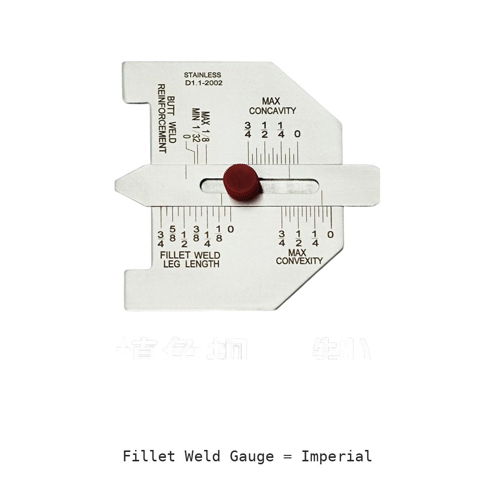 Fillet Weld Gauge: Imperial