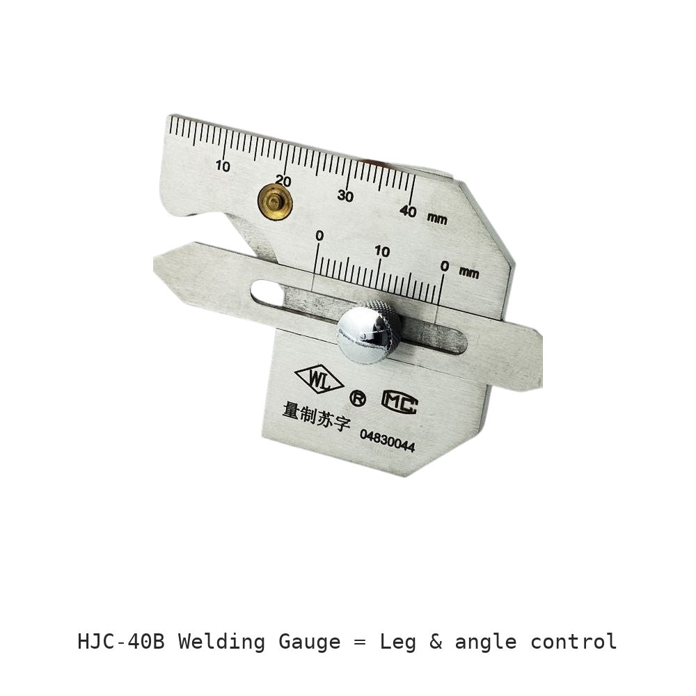 HJC-40B Welding Gauge: Leg & angle control