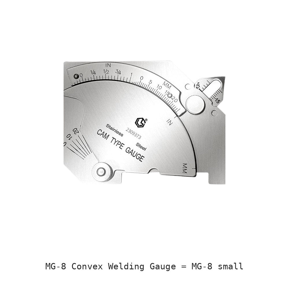 MG-8 Convex Welding Gauge: MG-8 small