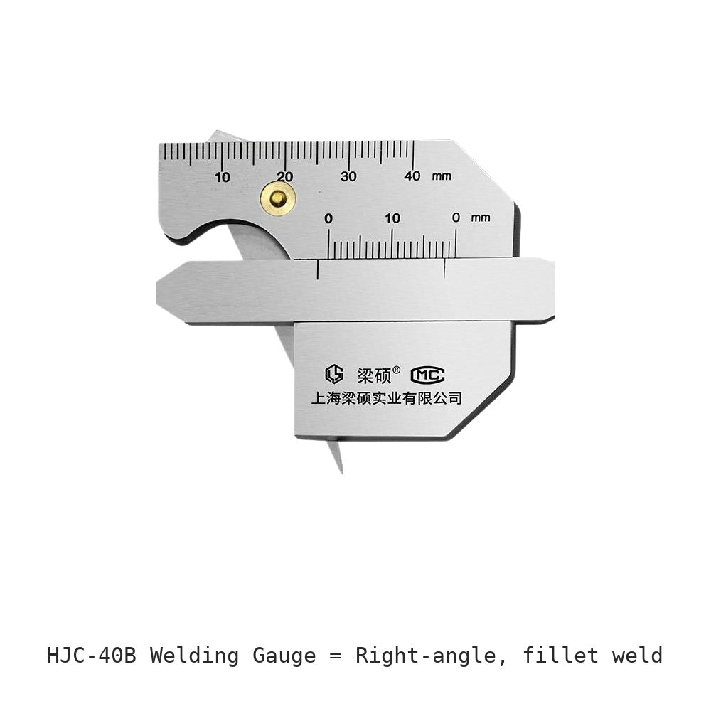 HJC-40B Welding Gauge: Right-angle, fillet weld