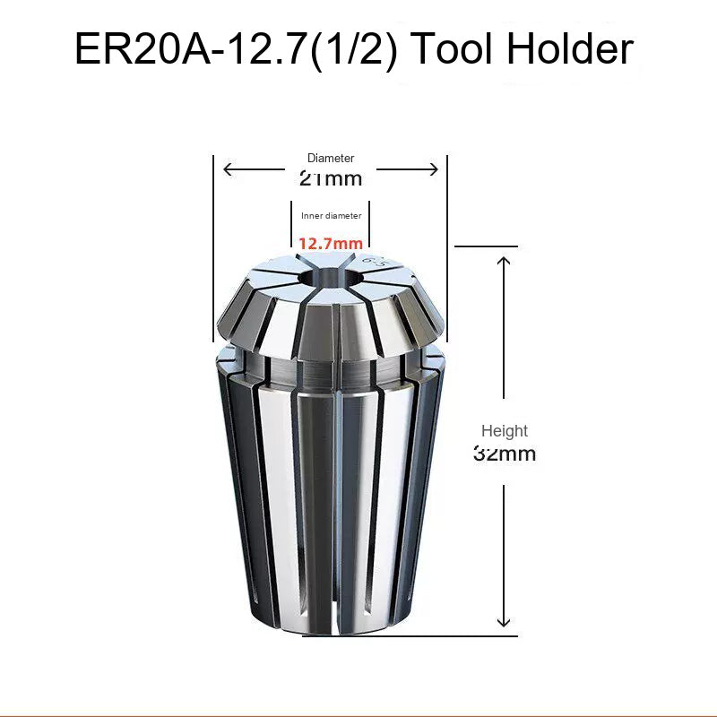Гайка цанговая ER20 / ER25 / ER32 UM из нерж. стали, динамически балансированная