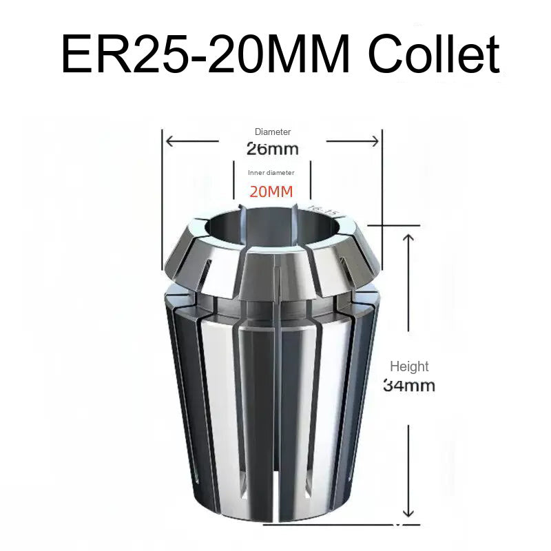 Гайка цанговая ER20 / ER25 / ER32 UM из нерж. стали, динамически балансированная