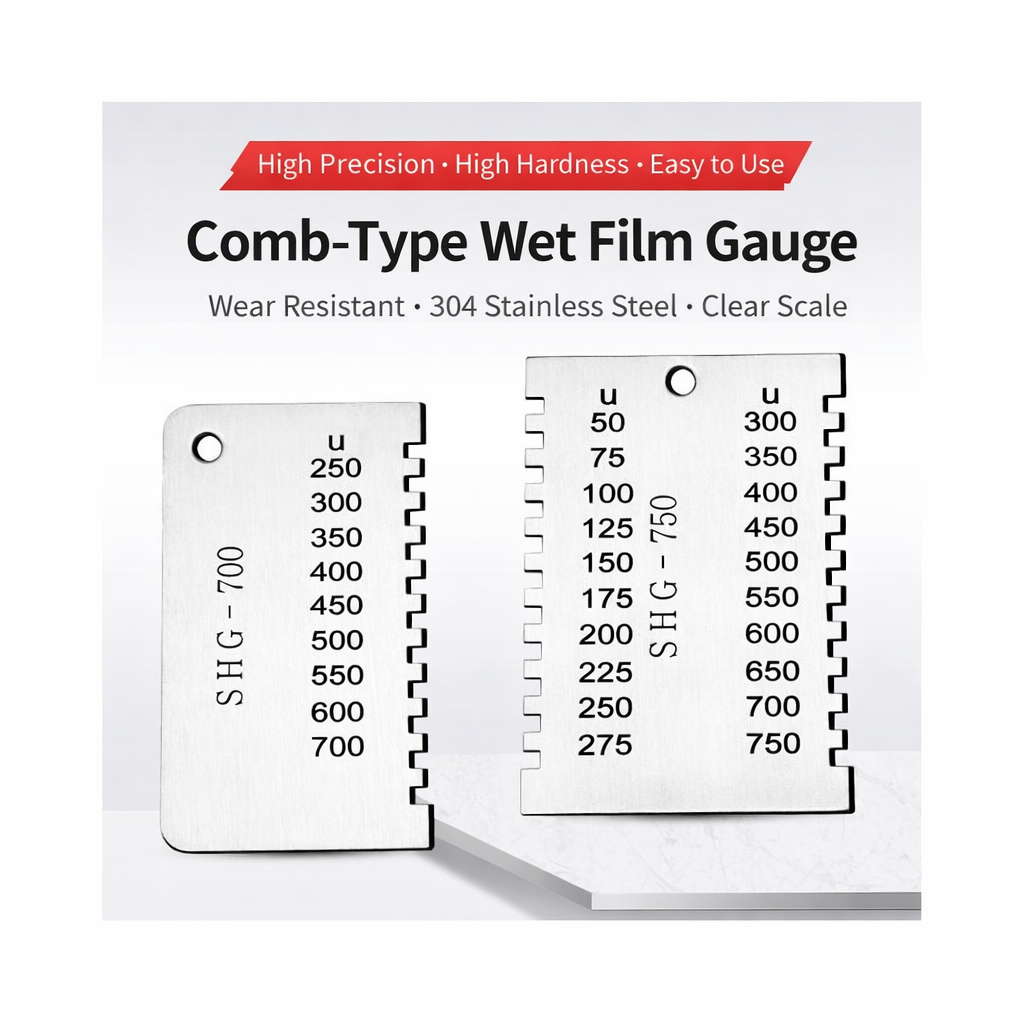 LIASOR SHG Wet Film Comb Gauge — SHG-700 and SHG-750, High Precision Stainless Steel