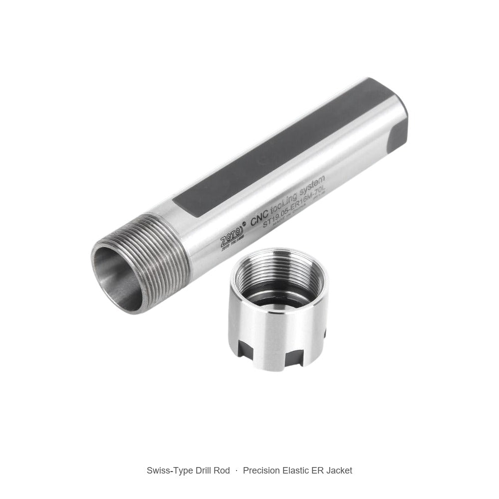 Swiss-Type Drill Rod — Components